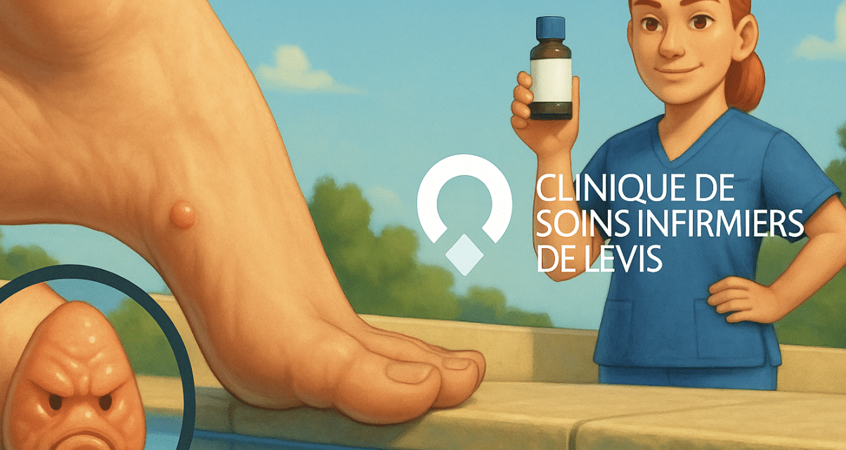 Cette verrue plantaire cachée t’accompagne-t-elle à la piscine?